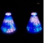 Multicolor wedding led lights prom dress for girl